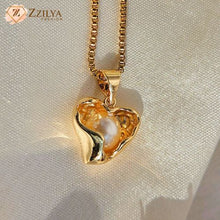 Oyster Heart Anti Tarnish Necklaces for women