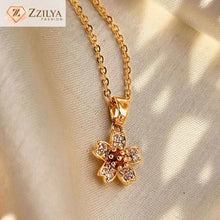 Floral Anti Tarnish Neck chain