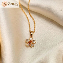 Floral Anti Tarnish Neck chain