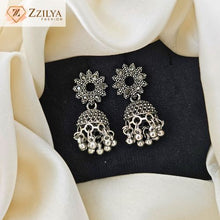 Small Oxidized jhumka