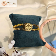 Aura statement stainless steel anti tarnish bracelet