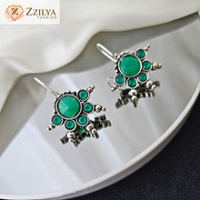 Emerald Elegance Drop Earrings
