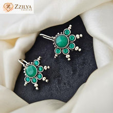 Emerald Elegance Drop Earrings