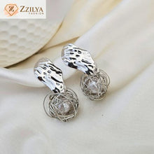 Bae simple korean earrings - Silver