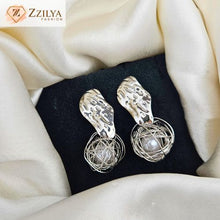 Bae simple korean earrings - Silver