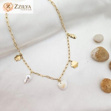 Oceanic Elegance 18K Gold Plated Anti Tarnish Necklace