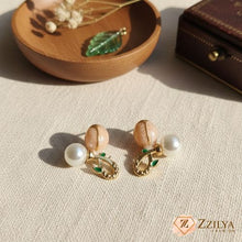 Zzilya Fashion Korean Style Pink Tulip Pearl Stud Earrings for Women