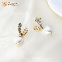 Pearl drop beautiful korean earrings