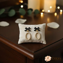 Chic Pinterest Aesthetic Black Bow Studs Under Rs 99