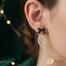 Chic Pinterest Aesthetic Black Bow Studs Under Rs 99