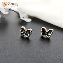 Black Butterfly studs