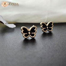 Black Butterfly studs