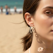 Delicate Beaded Pearl Flower Stud Earrings - Chic & Minimalist - Under ₹99