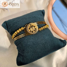 Aura statement stainless steel anti tarnish bracelet