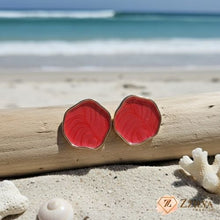 Abstract Marble Wave Resin Stud Earrings | Trendy Gold-Plated Party Wear Jewellery (6 Colors) - ZZILYA Fashion