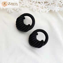 Black Drop Earrings