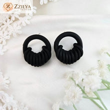 Black Drop Earrings