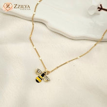 Golden Harmony Bee Necklace