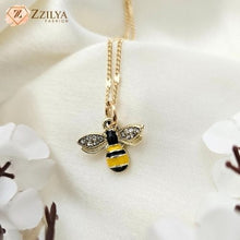 Golden Harmony Bee Necklace