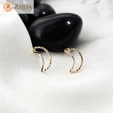 Golden Moon Stud earrings