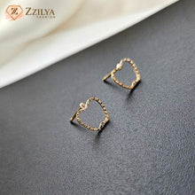 Golden Apple Stud earrings