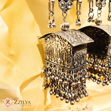 Tassel Symphony Oxidized Jhumka