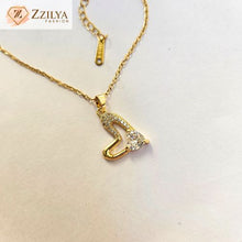 Studded heart anti tarnish necklace