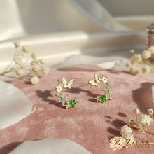 Enchanted Butterfly & Floral Pave Statement Earrings Under Rs 99