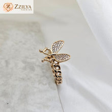 Golden Butterfly Anti Tarnish Ring
