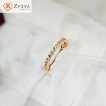 Minimalist gold plated anti tarnish rings