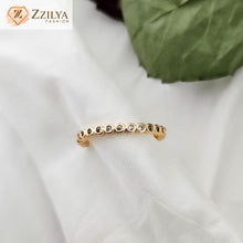 Minimalist gold plated anti tarnish rings