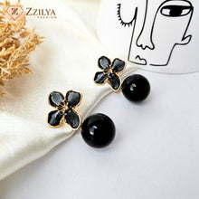 Color drops beautiful korean earrings