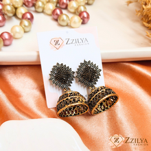 Golden Sunflower Jhumki