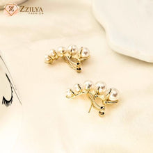 Pearl Cuffs anti tarnish earrings