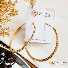 Golden Hoop Earrings