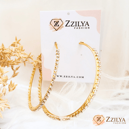 Golden Hoop Earrings