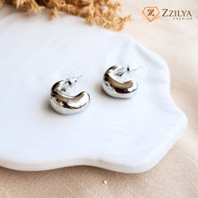 Image 2 of dainty earrings from Zzilya - Minimalist Dainty Earrings for Everyday Wear – Zzilya