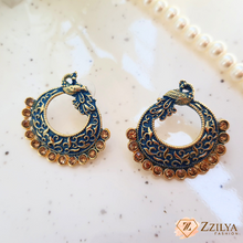 Azure Majesty Ethnic Earrings for Women