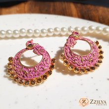 Azure Majesty Ethnic Earrings for Women