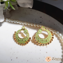 Azure Majesty Ethnic Earrings for Women