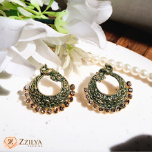Azure Majesty Ethnic Earrings for Women