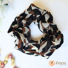 Leopard Hair Aesthethic Scrunchies