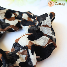 Leopard Hair Aesthethic Scrunchies