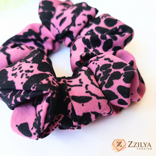 Pink Safari Hair Aesthetic Scrunchies