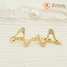 Royal Dazzle Korean Earrings