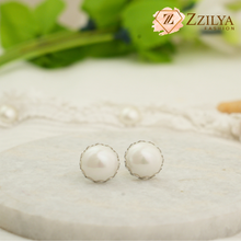 Sparkle Tops Korean Pearl Earrings