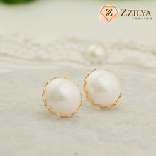 Sparkle Tops Korean Pearl Earrings