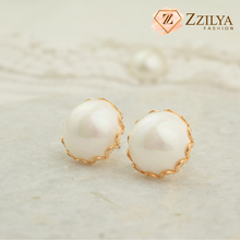 Sparkle Tops Korean Pearl Earrings