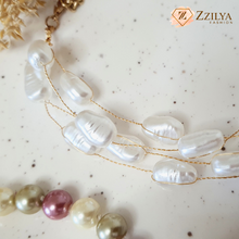 White Champagne Korean Necklace