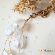 White Champagne Korean Necklace
